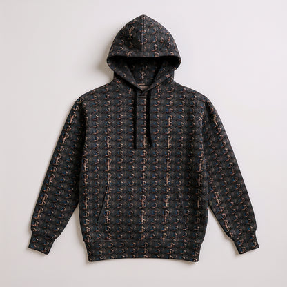 Coiled Cobra Hoodie – Half Raglan Sweatshirt Hoodie