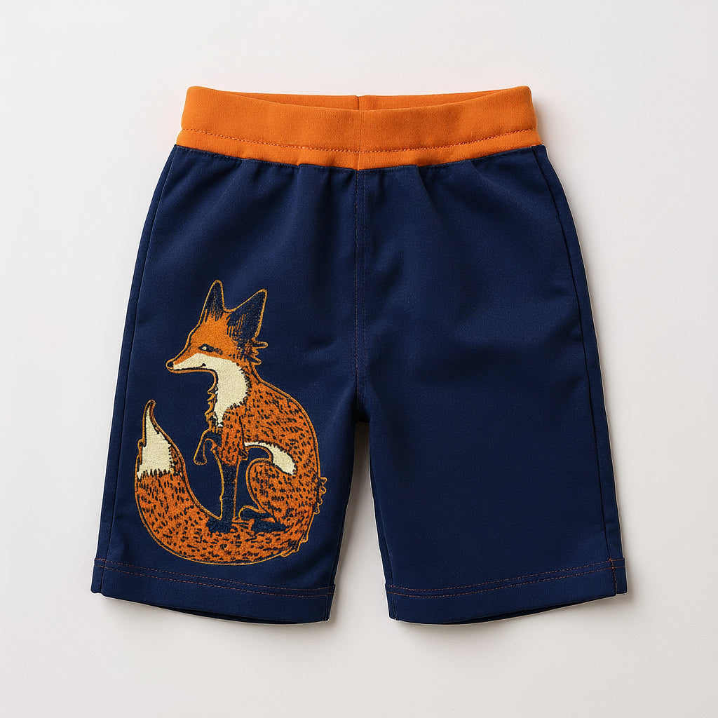 Fox Shorts | Creature Comfort – Children's Knit Shorts