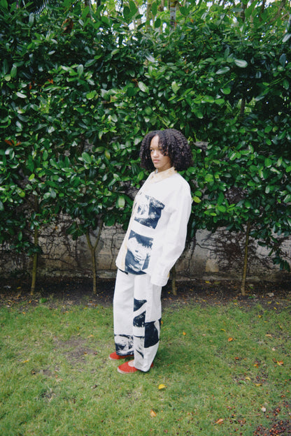 abrazos button up oversized shirt