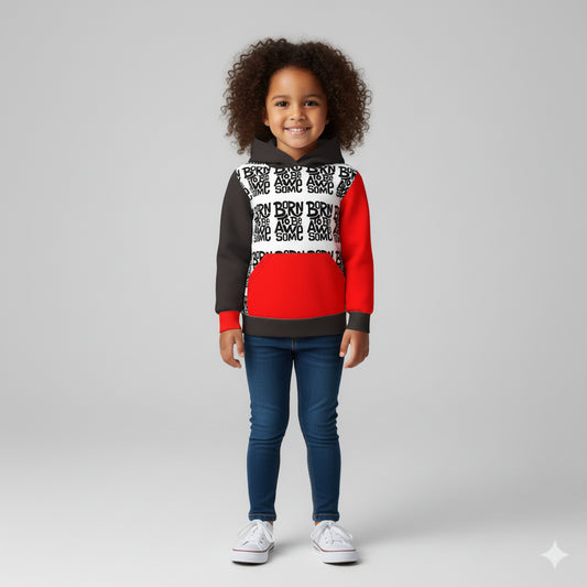 Born to Be Awesome Pullover Hoodie – 100% Cotton Fleece