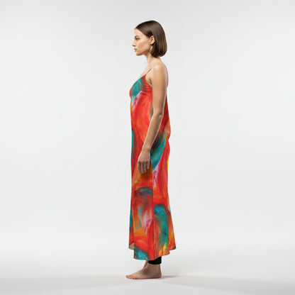 Bias Slip Dress Stormy Eye