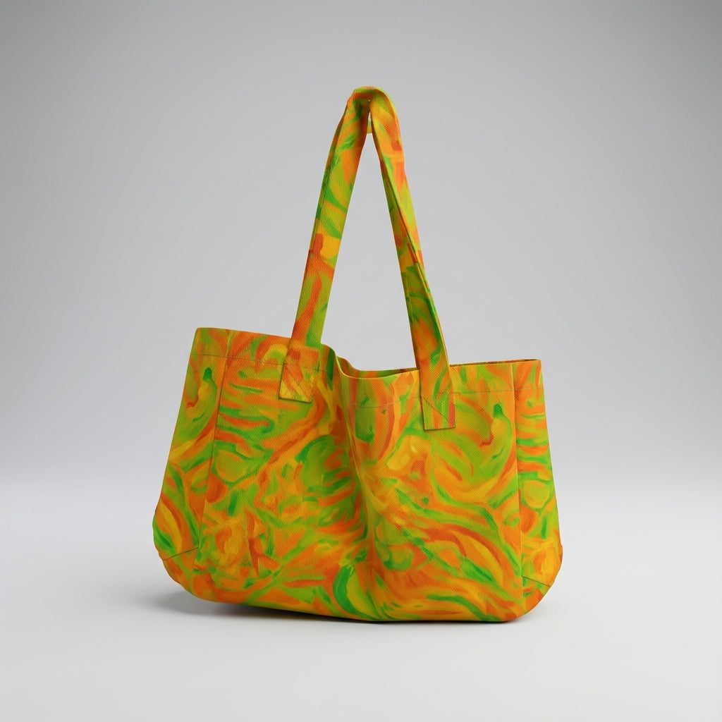 Large Tote Bag Fruity Noodles