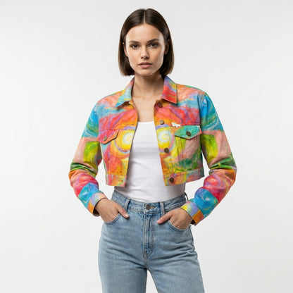 Cropped Jean Cotton Jacket Multiverse