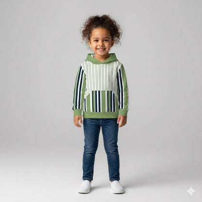 Striped Midweight Hoodie