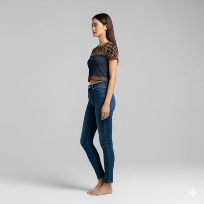 Gilded Cropped Tee