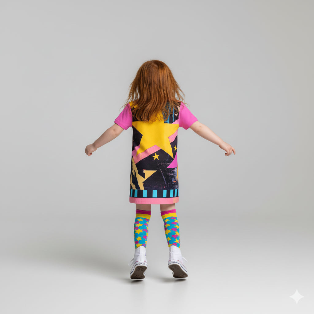 Arty Star Tee Dress