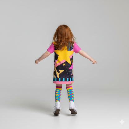 Arty Star Tee Dress