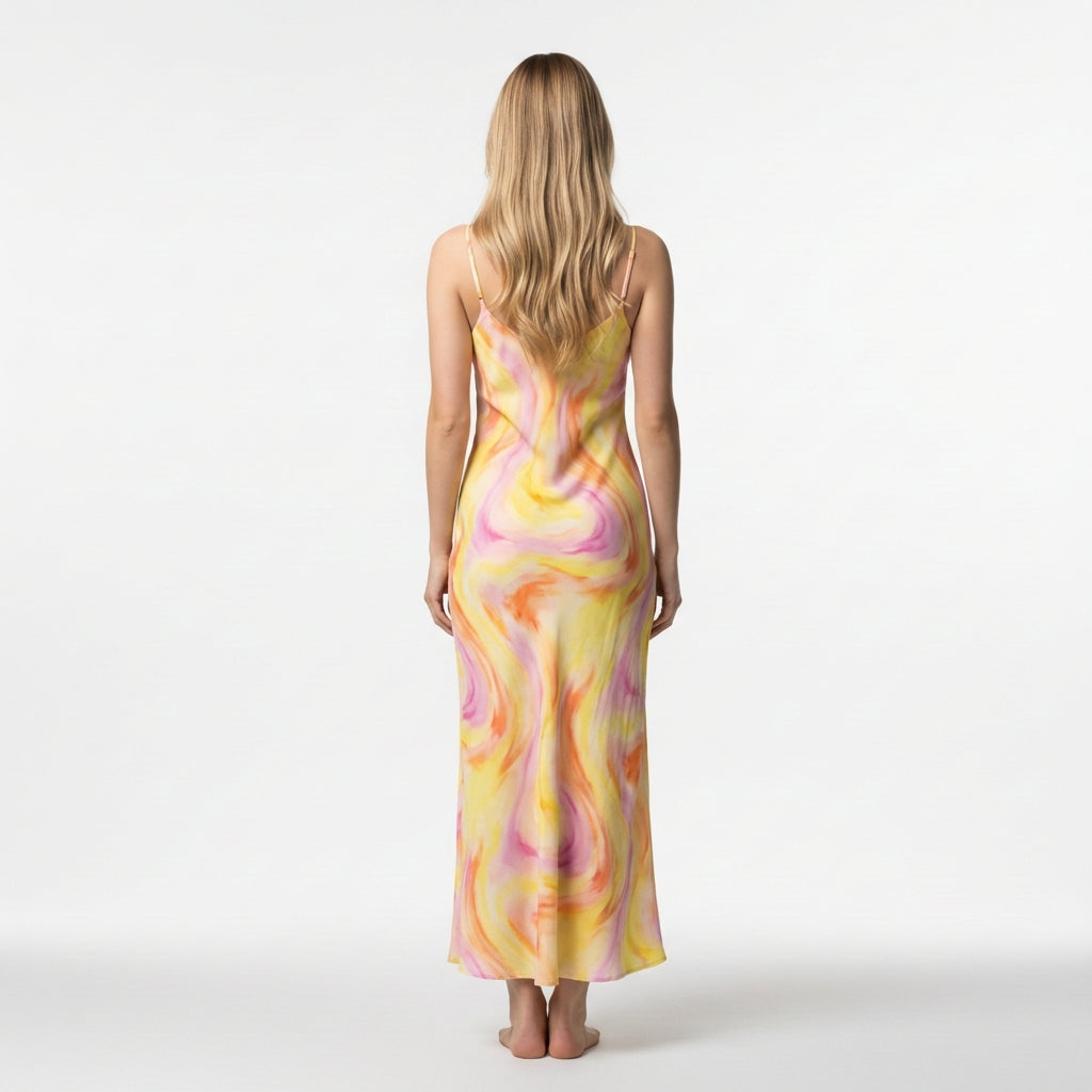 Bias Slip Dress Spring Pastels