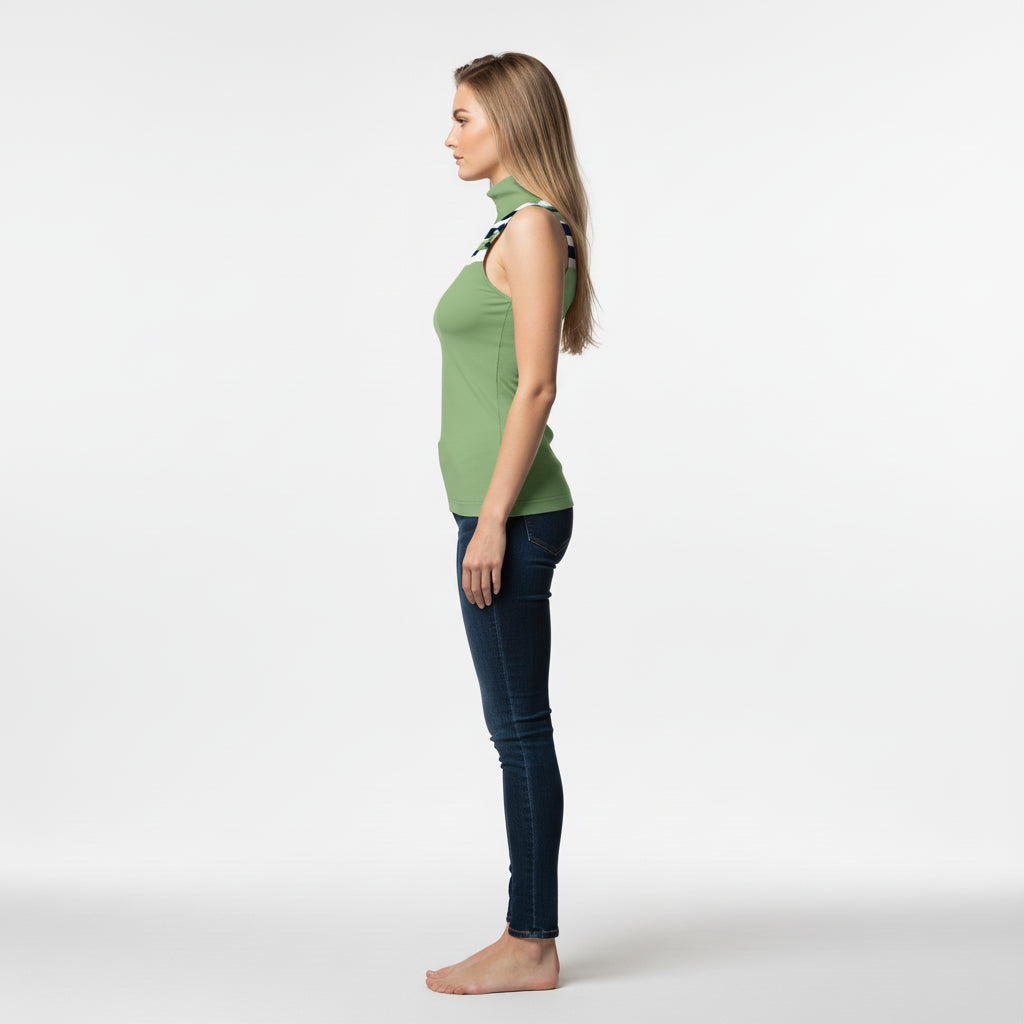 Sleeveless Turtleneck 