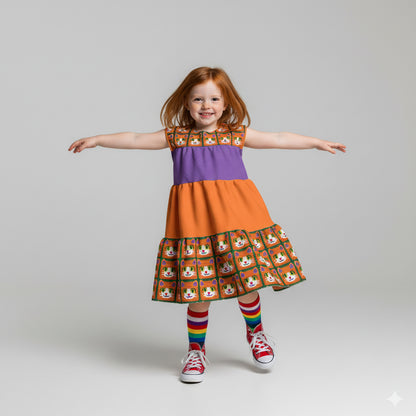 Purrrrrrrrr-fect Ginger Cat Dress