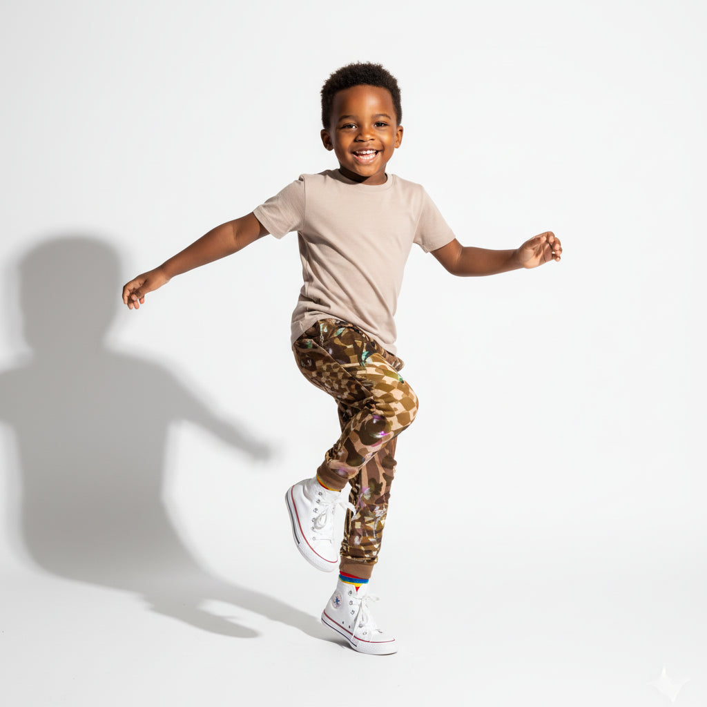 Kid's Wild Animal Bubble Joggers