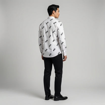 Noiire Multi Botton Down Dress Shirt