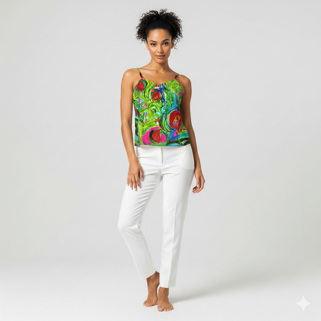 Camisole Pink Water Lilies