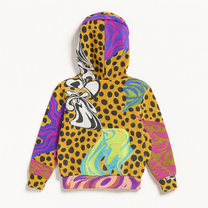 BruceGlen Cheetah Scramble Kid's Hoodie