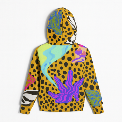 BruceGlen Cheetah Scramble Kid's Hoodie