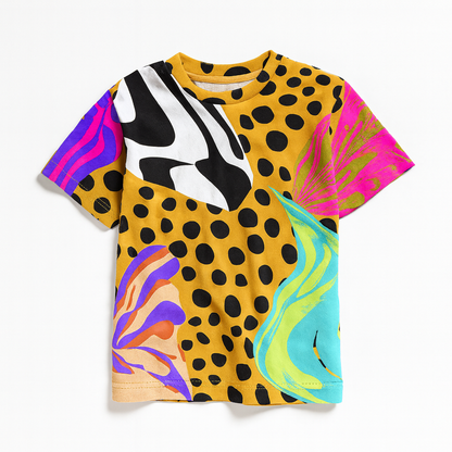 Cheetah Scramble Kid's Tee