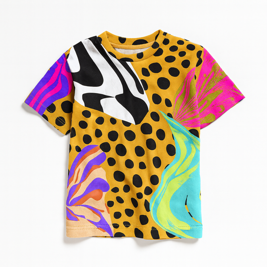 Cheetah Scramble Kid's Tee