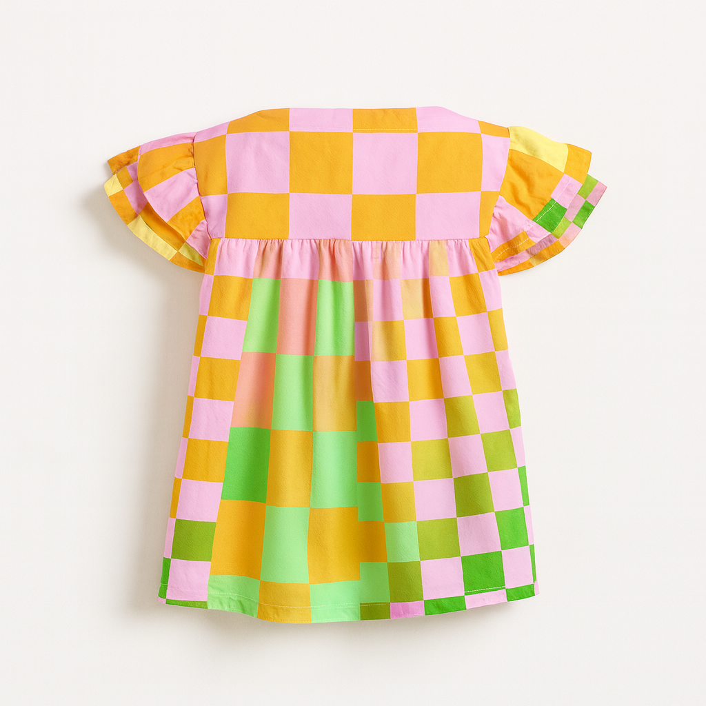 Psycheck Kid's Ruffled Sleeve Top
