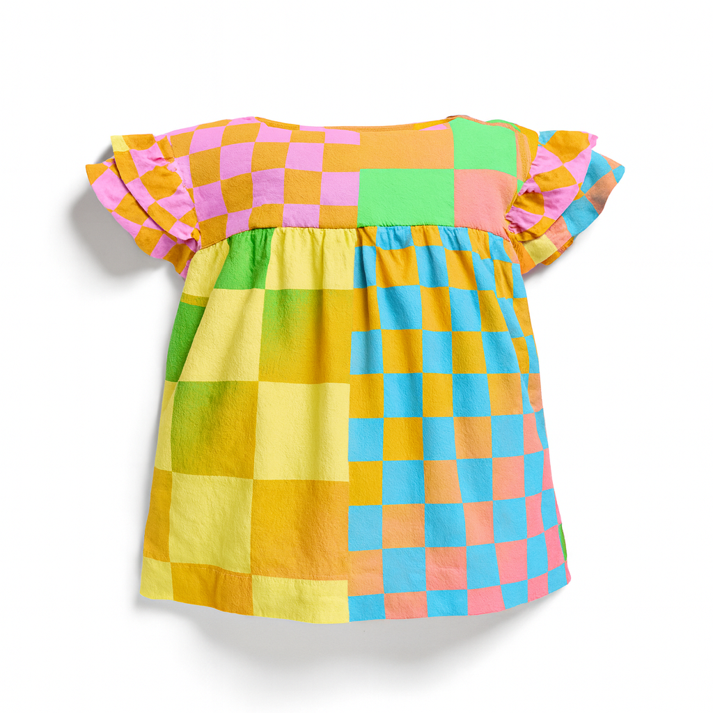 Psycheck Kid's Ruffled Sleeve Top