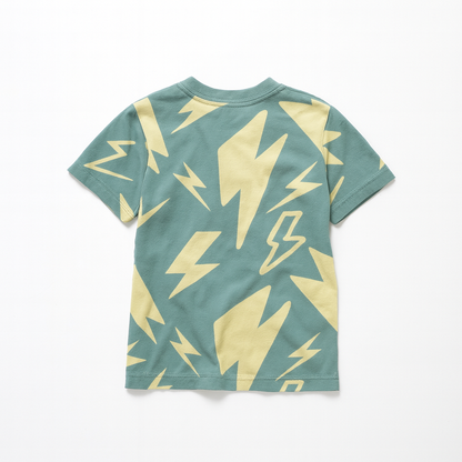 Kid's Pocket T-Shirt in Acqua Super Thunder