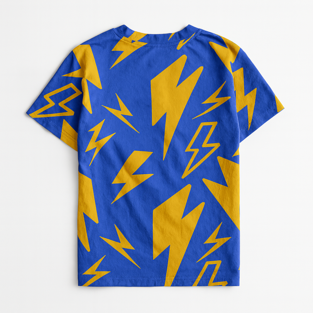 Kid's Pocket T-Shirt in Super Thunder Blue