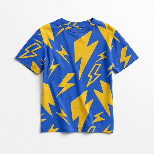 Kid's Pocket T-Shirt in Super Thunder Blue