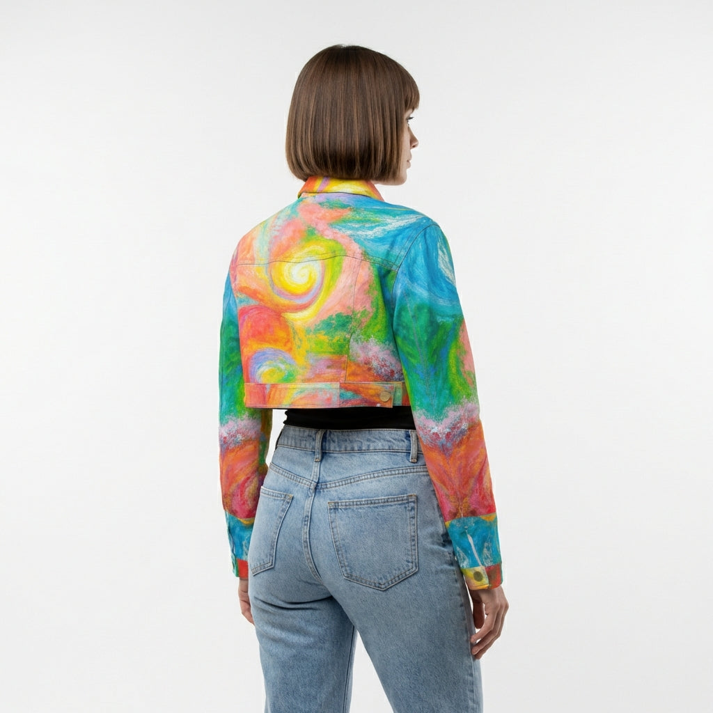Cropped Jean Cotton Jacket Multiverse