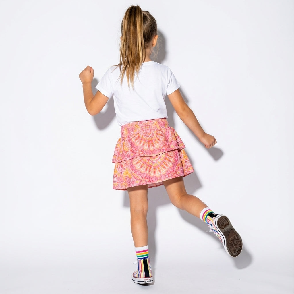 Collideiscope Ruffle Skirt