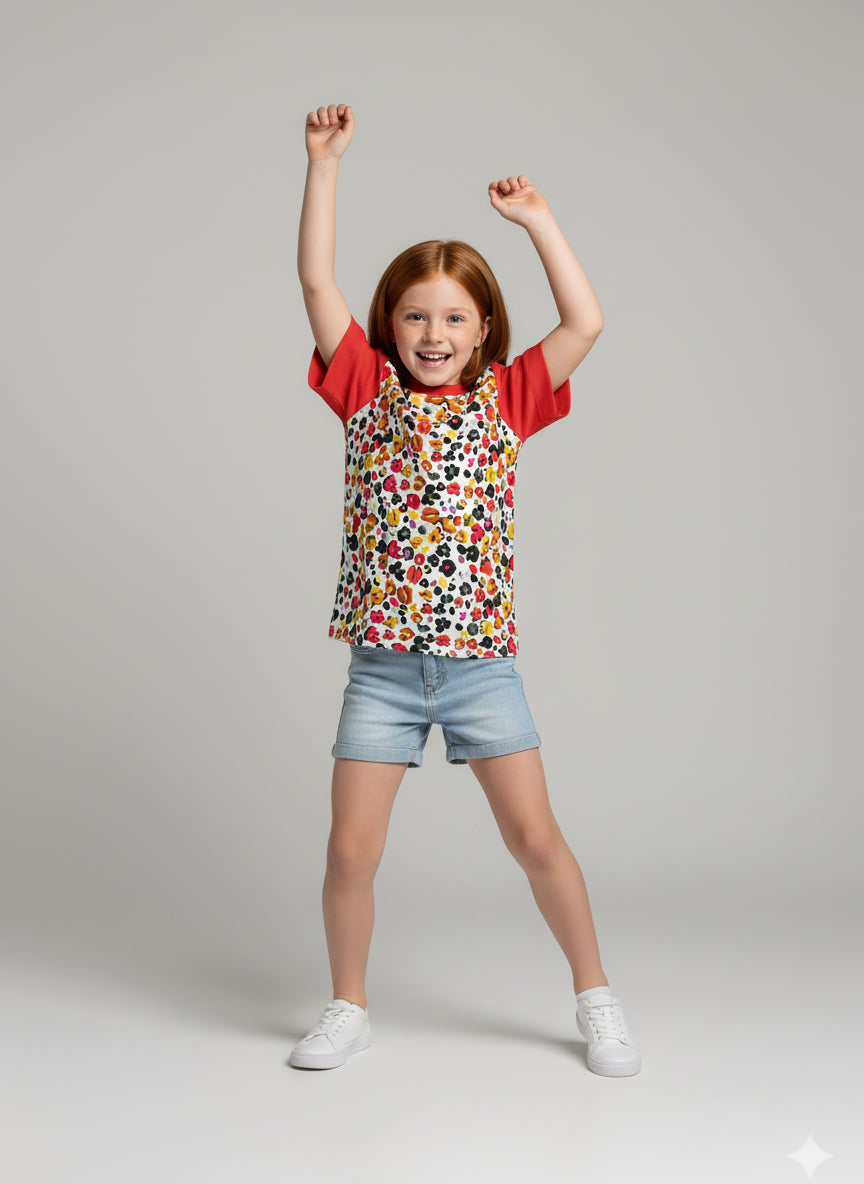 Color Pop Leopard T-Shirt