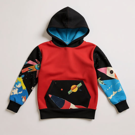 Retro Rocket Hoodie