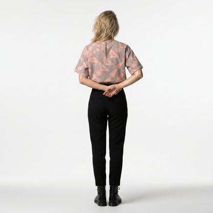 Trigon Rosy Mushroom Woven Tee