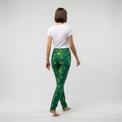 Skinny Jeans Yellow Flowers – Slim Jeans in Heavyweight Stretch Cotton Denim