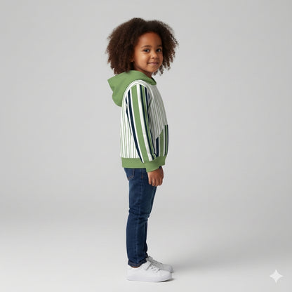 Striped Midweight Hoodie
