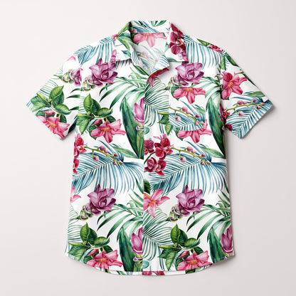 Organic Cotton Hawaiian Shirt – Camp Collar