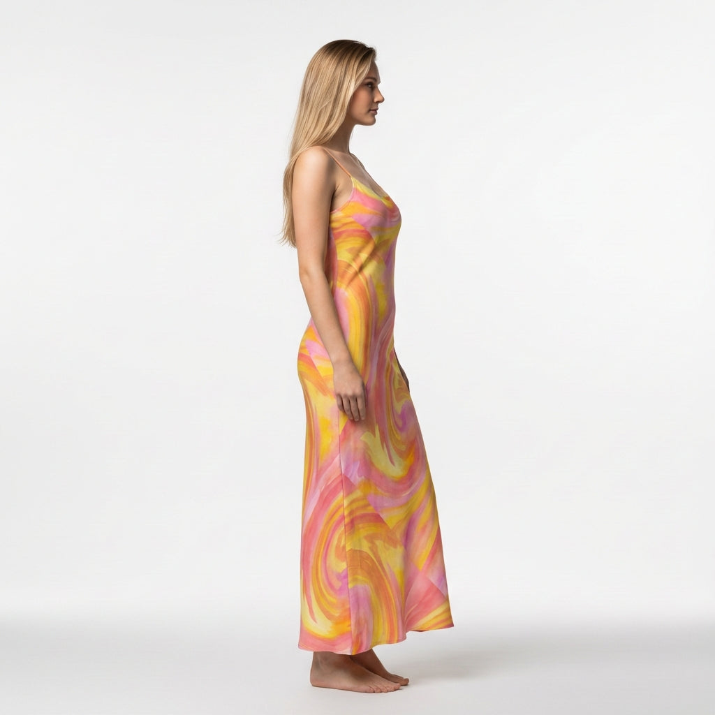 Bias Slip Dress Spring Pastels