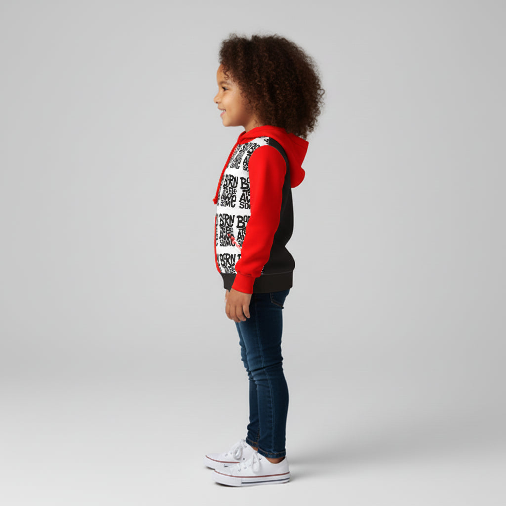 Born to Be Awesome Pullover Hoodie – 100% Cotton Fleece