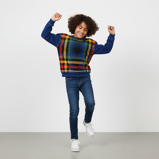 The Peoples Instinctive Plaid Sweatshirt