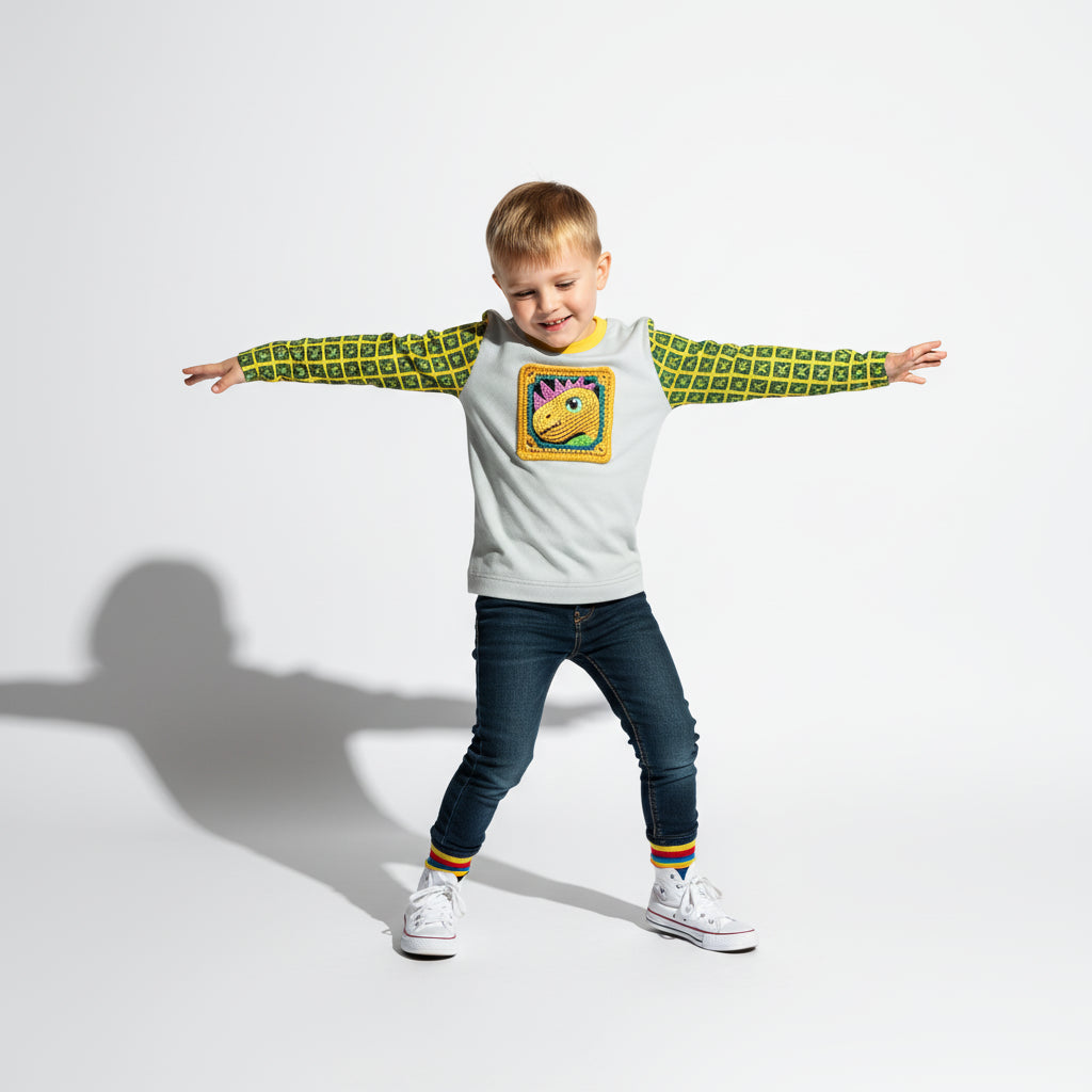 Dino Top – Children’s Long Sleeve T-Shirt