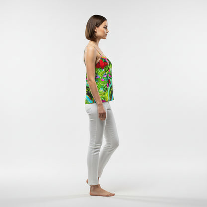 Camisole Pink Water Lilies