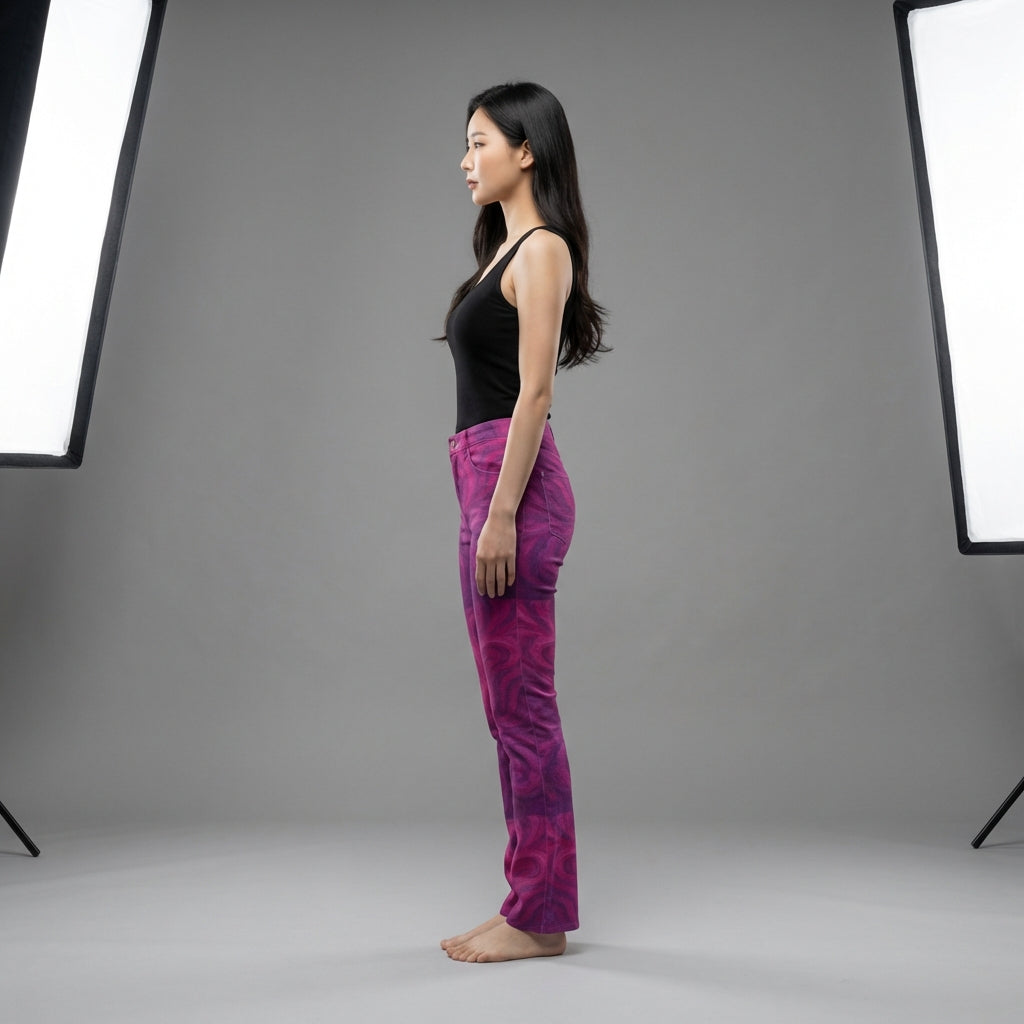 Skinny Jeans Purple Storm