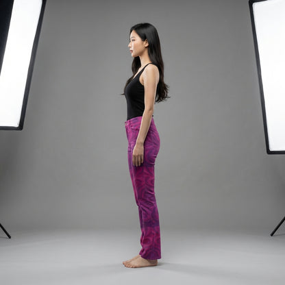 Skinny Jeans Purple Storm