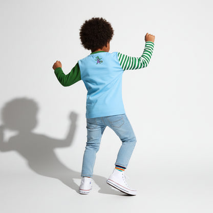 Dapper Crocodile Top – Children’s Long Sleeve T-Shirt