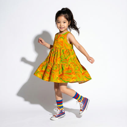 Girls Dress Fruity Noodles