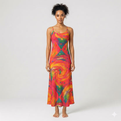 Bias Slip Dress Invisible – Lightweight Viscose Ecovero Rayon Crepe