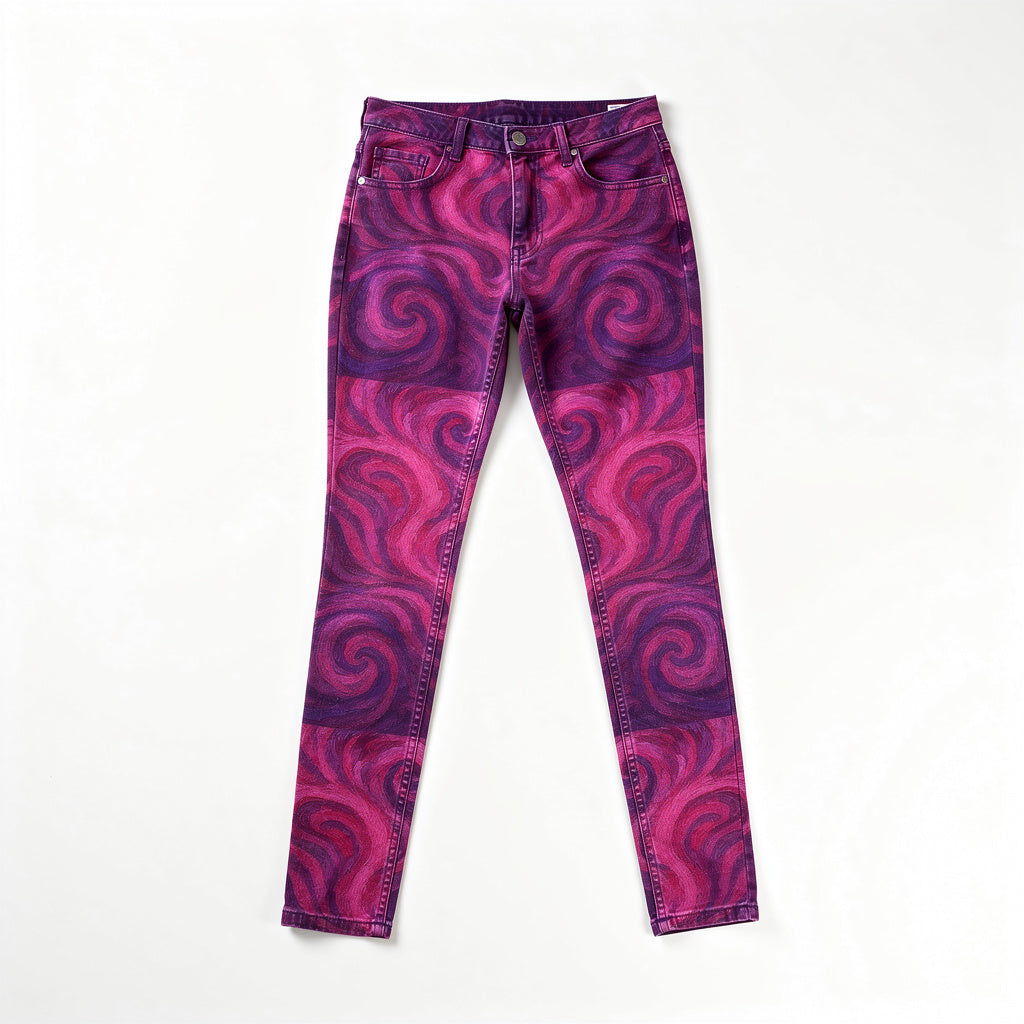 Skinny Jeans Purple Storm
