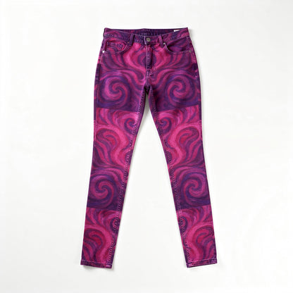 Skinny Jeans Purple Storm