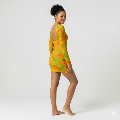 Fruity Noodles Mini Dress
