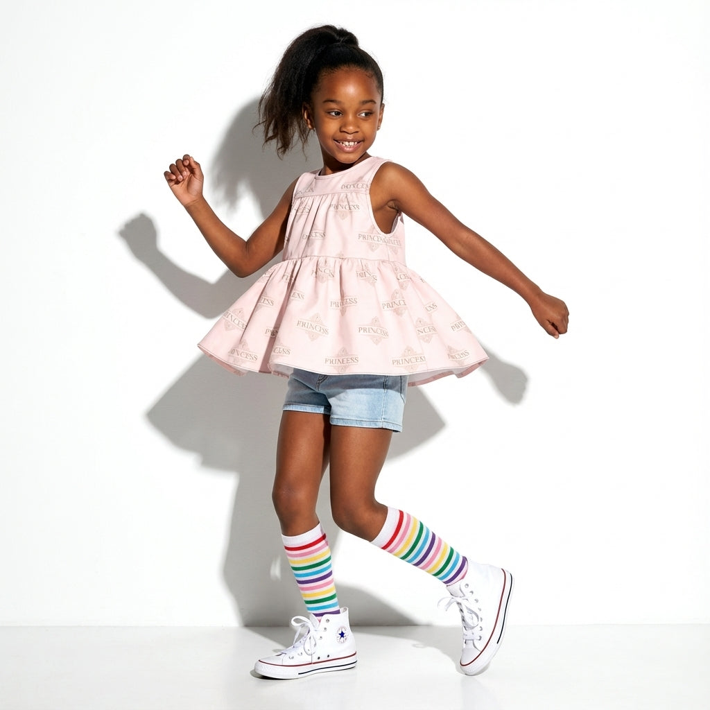 Princess Monogram Ruffle Top