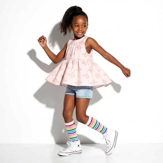 Princess Monogram Ruffle Top