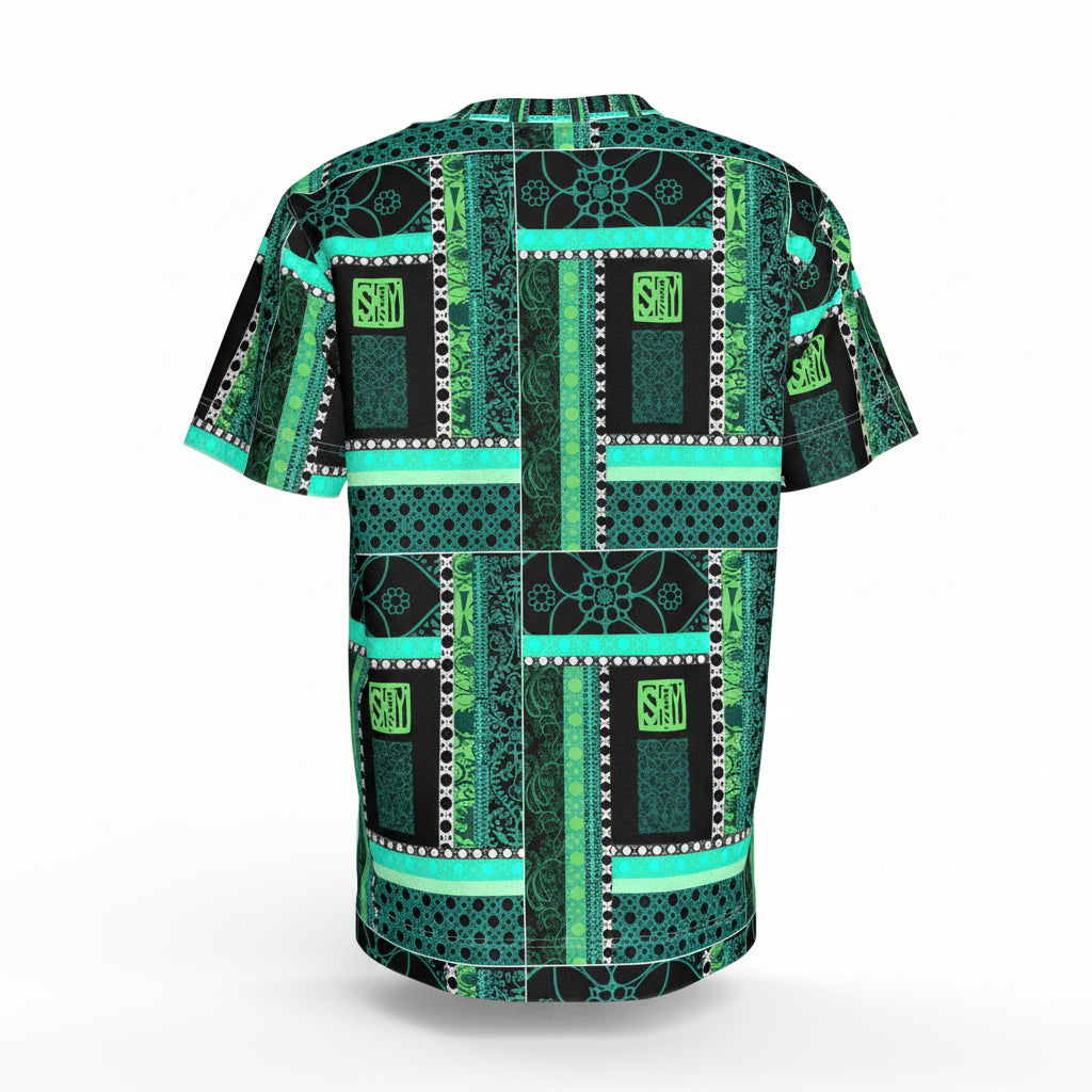 Green patterned childrens T-Shirt